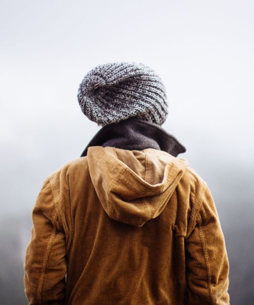 Girl in a jacket